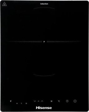 Hisense HIC2000Y piano cottura Nero Superficie piana 28 cm Piano cottura a induzione Zoneless 1 Fornello(i)