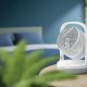 Philips Serie 2000 Ventilatore da tavolo CX2050/00, Flusso d'aria 738 m³/h, Ultra silenzioso 23db 8