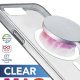 Cellularline Clear Mag - iPhone 16E Custodia rigida con bordi in gomma compatibile con ecosistema MagSafe 2