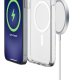 Cellularline Clear Mag - iPhone 16E Custodia rigida con bordi in gomma compatibile con ecosistema MagSafe 4