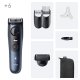 Braun BeardTrimmer 7 BT7520 Batteria 40 2 cm Bagnato e secco Nero, Blu 3