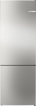 Bosch Serie 4 KGN492IAF , Frigorifero combinato da libera installazione, 203 x 70 cm, Acciaio spazzolato anti-impronta Classe A