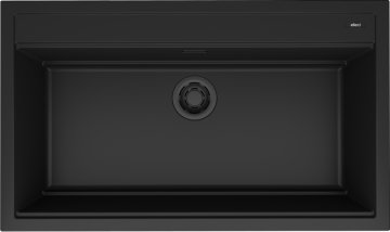 Elleci LKB36086BKM Lavello montato su piano Rettangolare Granitek