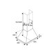Bertazzoni La Germania KPL60PLAG1CRA cappa aspirante Cappa aspirante a parete Crema 600 m³/h 3