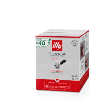 Illy Classico Cialde caffè Tostatura media 40 pz