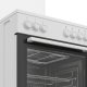 Beko Forno Elettrico Ventilato con Grill Elettrico e Timer, coperchio in vetro, ventilazione tangenziale, Bianco 3