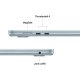 Apple MacBook Air 15'' M4 chip 10-core CPU 10-core GPU, 16GB, 256GB SSD - Celeste 8