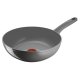 Lagostina Risorsa Wok 28 cm, Rivestimento in Ceramica Antiaderente, Scorrevolezza Ottimale, Thermo-Signal, Induzione 2