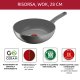 Lagostina Risorsa Wok 28 cm, Rivestimento in Ceramica Antiaderente, Scorrevolezza Ottimale, Thermo-Signal, Induzione 3