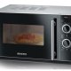 Severin MW 7771 forno a microonde Nero, Argento Microonde combinato Superficie piana 20 L 700 W 2