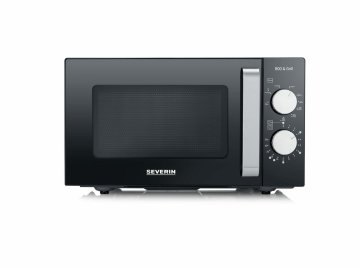 Severin MW 7762 forno a microonde Nero, Acciaio inox Microonde con grill Superficie piana 20 L 800 W