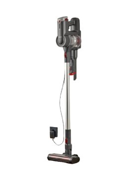 Severin HV 7968 scopa elettrica Aspirapolvere elettrica Batteria Secco Sacchetto per la polvere 0,4 L 300 W Antracite, Rosso, Argento 2000 Ah