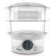 Taurus Salutecook pentola a vapore 2 cestello/i Libera installazione 800 W Trasparente, Bianco 2