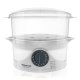 Taurus Salutecook pentola a vapore 2 cestello/i Libera installazione 800 W Trasparente, Bianco 3