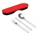 Fratelli Guzzini Store&Go set di posate 3 pz Rosso, Acciaio inox 2