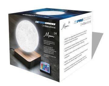 DIPROGRESS DP-MOON-14 lampada da tavolo Lampadina/e non sostituibile/i LED Bianco, Legno