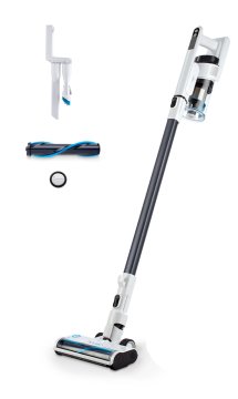 hoogo S3 Aspirapolvere elettrica Batteria Secco Senza sacchetto 0,5 L 300 W Grafite, Bianco