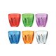 Fratelli Guzzini 20055952 bicchiere per acqua Colori assortiti 6 pz 350 ml 2