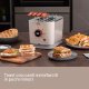 Imetec Grantoast - Tostapane 2 Fette XL con Pinze Apribili per Toast Farciti - 7 Livelli Doratura, Facile Pulizia, Display LED, Griglia Scalda Brioche, Pizzette e Focacce, Timer Digitale, Acciaio Inox 3