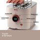 Imetec Grantoast - Tostapane 2 Fette XL con Pinze Apribili per Toast Farciti - 7 Livelli Doratura, Facile Pulizia, Display LED, Griglia Scalda Brioche, Pizzette e Focacce, Timer Digitale, Acciaio Inox 6