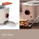 Imetec Grantoast - Tostapane 2 Fette XL con Pinze Apribili per Toast Farciti - 7 Livelli Doratura, Facile Pulizia, Display LED, Griglia Scalda Brioche, Pizzette e Focacce, Timer Digitale, Acciaio Inox 9
