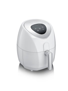 Severin FR 2440 friggitrice Singolo 3,2 L Indipendente 1500 W Friggitrice ad aria calda Bianco