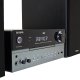 Aiwa MSBTU-700DAB set audio da casa Microsistema audio per la casa 25 W Blu artico, Nero 16