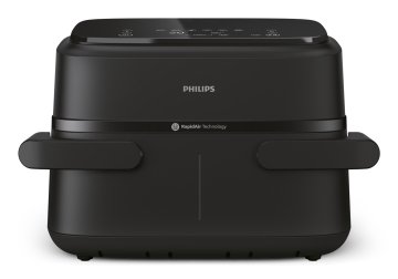Philips Serie 1000 Airfryer con cestello flexi/doppio, friggitrice ad aria da 7.1L, 10 metodi di cottura, App per ricette NA150/00