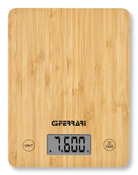 G3 Ferrari G20166 bilancia da cucina Bamboo Superficie piana Rettangolo Bilancia da cucina elettronica