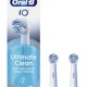 Oral-B Testine di Ricambio iO Series Ultimate Clean, testine rotonde di ricambio originali, con setole CrissCross per pulizia e rimozione della placca avanzate e in profondità, 2 9