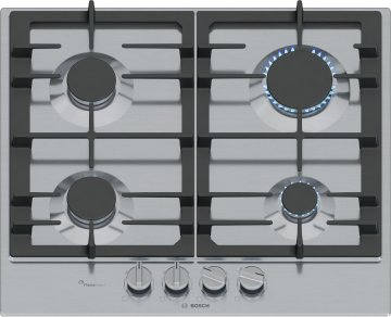 Bosch Serie 6 PCP6A5I90 , Piano cottura a gas, 60 cm, Acciaio inox