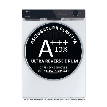 Haier HD90-A3Q397U1-S asciugatrice Libera installazione Caricamento frontale 9 kg A+++ Bianco