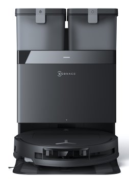 Ecovacs DEEBOT T50 OMNI Robot Aspirapolvere Lavapavimenti, 15000 Pa, Spazzola Laterale Estensibile e Lavapavimenti, ZeroTangle 2.0, lavaggio con acqua calda a 70 ℃, Ultrasottile 81 mm, nero