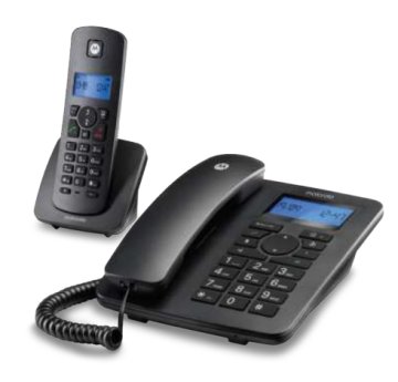 Motorola C4201 Telefono analogico/DECT Identificatore di chiamata Nero