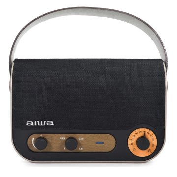Aiwa RBTU-600 altoparlante portatile e per feste Altoparlante portatile mono Beige, Nero 5 W