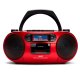 Aiwa BBTC-660DAB/RD impianto stereo portatile Digitale 4 W DAB+, FM Nero, Rosso Riproduzione MP3 2