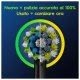 Oral-B Testine Di Ricambio Pro Cross Action Black, 5 Testine 6