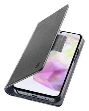 Cellularline Book - Galaxy A36/A56 Custodia a libro con tasca portatessera e chiusura magnetica