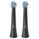Oral-B Testine di Ricambio iO Series Ultimate Clean Black, testine rotonde di ricambio originali, con setole CrissCross per pulizia e rimozione della placca avanzate e in profondità, 2 2