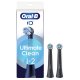 Oral-B Testine di Ricambio iO Series Ultimate Clean Black, testine rotonde di ricambio originali, con setole CrissCross per pulizia e rimozione della placca avanzate e in profondità, 2 3