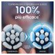 Oral-B Testine di Ricambio iO Series Gentle Care Nere, Testine Rotonde Originali, per Gengive Sensibili, 2 Testine 14