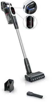 Bosch BCS931WBA Aspirapolvere ricaricabile, Unlimited 9, Bianco