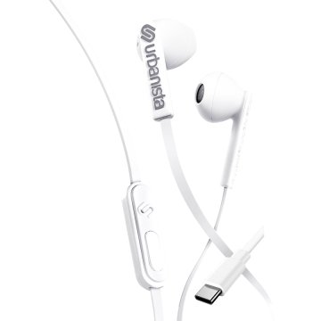 Urbanista San Francisco Auricolare Cablato In-ear Musica e Chiamate USB tipo-C Bianco