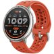 Amazfit Active 2 Round Premium secondo cinturino rosso in silicone Vetro zaffiro con display AMOLED Pagamento contactless Durata della batteria fino a 10 giorni 5 sistemi satellitari & mappe offline 10