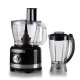 Ariete 1782 Gourmet Pro Moderna, Robot da cucina, Tritatutto 3L, Frullatore 2L, 2 velocità + Pulse, Set di lame + Disco in acciaio inox, Accessorio spremiagrumi, Nero 2