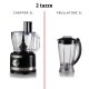 Ariete 1782 Gourmet Pro Moderna, Robot da cucina, Tritatutto 3L, Frullatore 2L, 2 velocità + Pulse, Set di lame + Disco in acciaio inox, Accessorio spremiagrumi, Nero 3