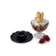 Ariete 1782 Gourmet Pro Moderna, Robot da cucina, Tritatutto 3L, Frullatore 2L, 2 velocità + Pulse, Set di lame + Disco in acciaio inox, Accessorio spremiagrumi, Nero 8