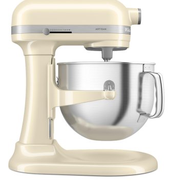 KitchenAid 5KSM70SHXEAC Sbattitore con base 375 W Crema, Grigio, Acciaio inox