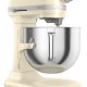KitchenAid 5KSM70SHXEAC Sbattitore con base 375 W Crema, Grigio, Acciaio inox 5