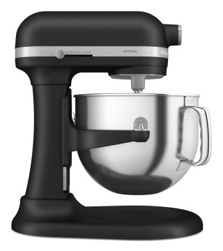 KitchenAid 5KSM70SHXEBK Sbattitore con base 375 W Nero, Grigio, Acciaio inox